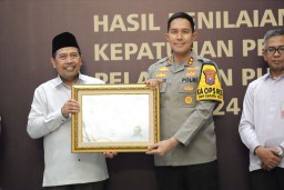 Polres Jombang Meraih Penghargaan Kepatuhan Pelayanan Publik dari Ombusman RI