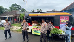 Mobil Mayur Kamtibmas Polresta Banyuwangi Kembali Beraksi,Warga Riang Hati