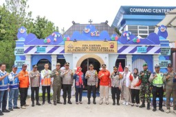Kapolresta Cirebon Sambut Kunjungan Kapolda Jawa Barat ke Pos Terpadu GT Palimanan dalam Rangka Ops Lilin Lodaya 2024