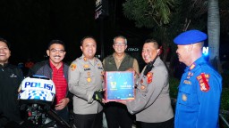 Kapolres Cirebon Kota Bersama Forkopimda Kota Cirebon Monitoring ke Sejumlah Pos Pengamanan Ops Lilin Lodaya 2024