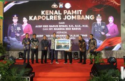 Pisah Sambut Kapolres Jombang Berlangsung Penuh Keakraban