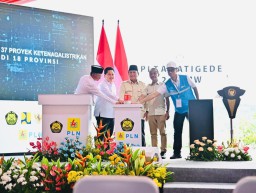 Momen Tahun Baru, Presiden Prabowo Resmikan Proyek Strategis Ketenagalistrikan Terbesar di Dunia