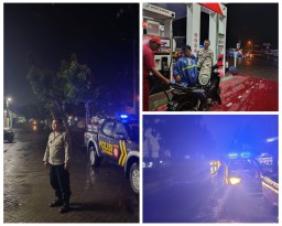 Patroli Blue Light Polsek Ngimbang: Antisipasi Kejahatan dan Balapan Liar di Malam Hari