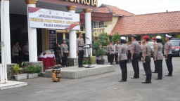 73 Personel Polres Cirebon Kota Naik Pangkat, Kapolres: Motivasi untuk Lebih Berprestasi