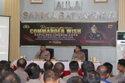 Kapolres Cirebon Kota Paparkan Commander Wish: Wujudkan Polri yang Ada, Berpikir, Berbuat, dan Bermanfaat