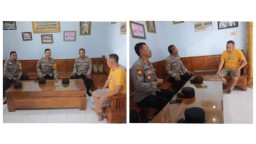 KAPOLSEK NGIMBANG MENGGELAR KEGIATAN MITIGASI DENGAN BENTUK SILATUHRAMI/SAMBANG KERUMAH ANGGOTA 