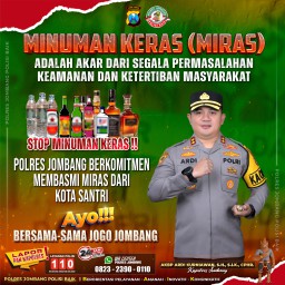 Kapolres Jombang Tegas Berantas Peredaran Miras, Dimulai dari Internal Kepolisian