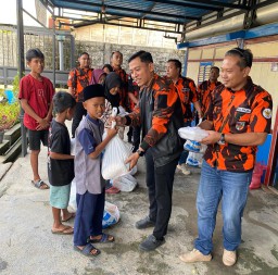 MPC Pemuda Pancasila Rembang Tebar Kebaikan: Berbagi THR untuk Anak Yatim & Takjil di Gunem
