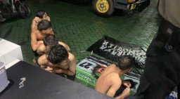 Polrestabes Surabaya Bubarkan Konvoi Gengster, 13 Orang Diamankan