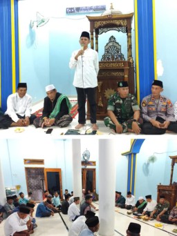 Forkopimcam Ngimbang Bersama MUI Hadiri Safari Ramadhan 1446 H di Masjid Mujahidin Desa Cerme