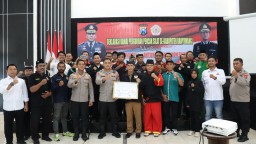 Harkamtibmas Polresta Banyuwangi Fasilitasi Deklarasi Damai Perguruan Pencak Silat di Bumi Blambanga