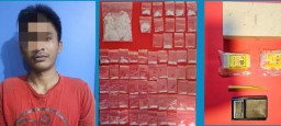 Edarkan Sabu 65 Poket, Kurir Asal Sidoarjo Diamankan Satresnarkoba Polres Pelabuhan Tanjung Perak 