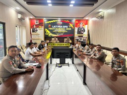 Polres Cirebon Kota Ikuti Zoom Meeting Rakernis Gabungan Divisi Polri T.A 2025