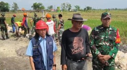 Pemdes Gembong Bangun Saluran Irigasi, Harapkan Produksi Pertanian Meningkat