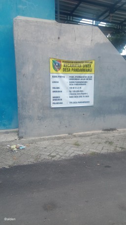 TPK Pandanwangi Sebut Pembangunan Hotmix Sudah Sesuai RAB
