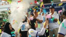 Wabup Pati Lepas Peserta Inspektorat Run 2025: “Berani Lari Lawan Korupsi, Bangun Pemerintahan Bersih"
