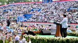 Presiden Prabowo Tegaskan NU sebagai Pilar Persatuan Bangsa dalam Mujahadah Kubro Satu Abad
