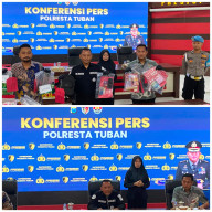 Baru Dua Hari Menjabat, Kapolresta Tuban Langsung Ungkap Sejumlah Kasus Menonjol