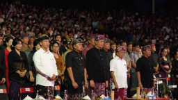Wakapolda Bali Hadiri Penutupan PKB XLVIII