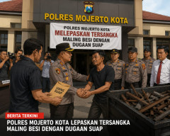 Dugaan Tangkap Lepas Kasus Pencurian Besi di Mojokerto Kota Disorot, Tiga Terduga Pelaku Dipulangkan