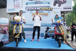 PLN UID Jatim Gelar Senam Sehat Bersama di Darmo Free Day