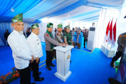 Resmikan 80 Jembatan Merah Putih Presisi di Riau, Kapolri: Permudah Anak Sekolah-Masyarakat