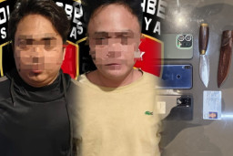 Dua Pelaku Teror Begal Pengendara, Diamankan Unit Resmob Satreskrim Polrestabes Surabaya, Terlibat Aksi Diberbagai TKP