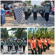 Gerak Jalan Mantup  Kobarkan Semangat Membara dengan Langkah Tegap Satu Tujuan