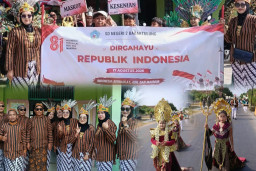 Karnaval 17 Agustus di SDN 2 Babaktulung Meriah, Kolaborasi Siswa, RA, TK hingga Karang Taruna
