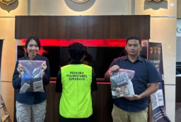 SatResnarkoba Polrestabes Surabaya, Bongkar Pembuatan Tembakau Sintetis, Pelaku juga Sediakan Ganja