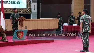 22 Perwira Tinggi TNI Naik Pangkat, Taufik Budi Santoso Resmi Sandang Bintang Dua Emas di Pundak