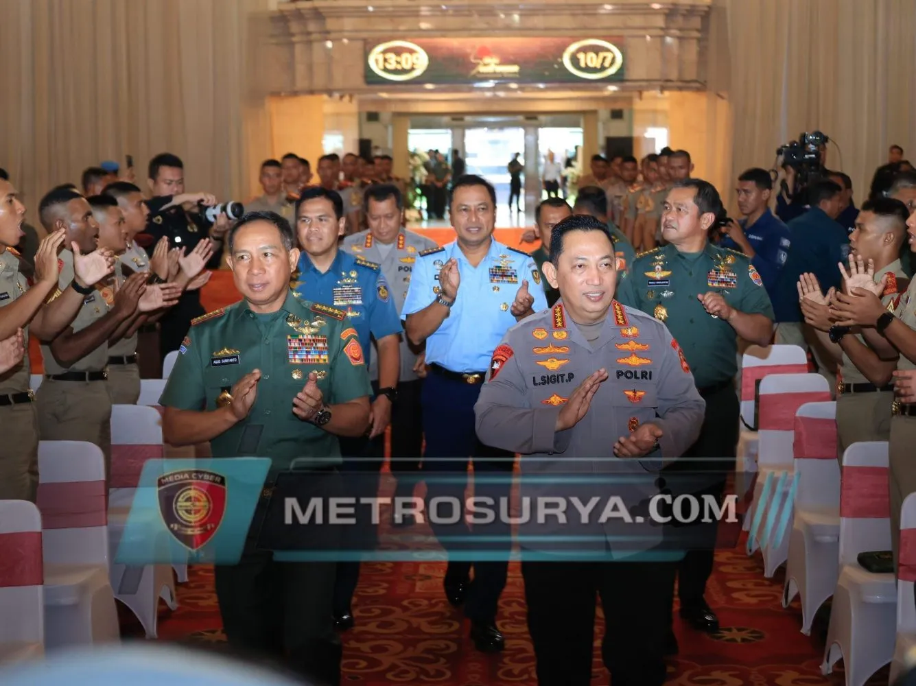 Pesan Kapolri dan Panglima TNI kepada Capaja TNI-Polri, Begini Pesannya.