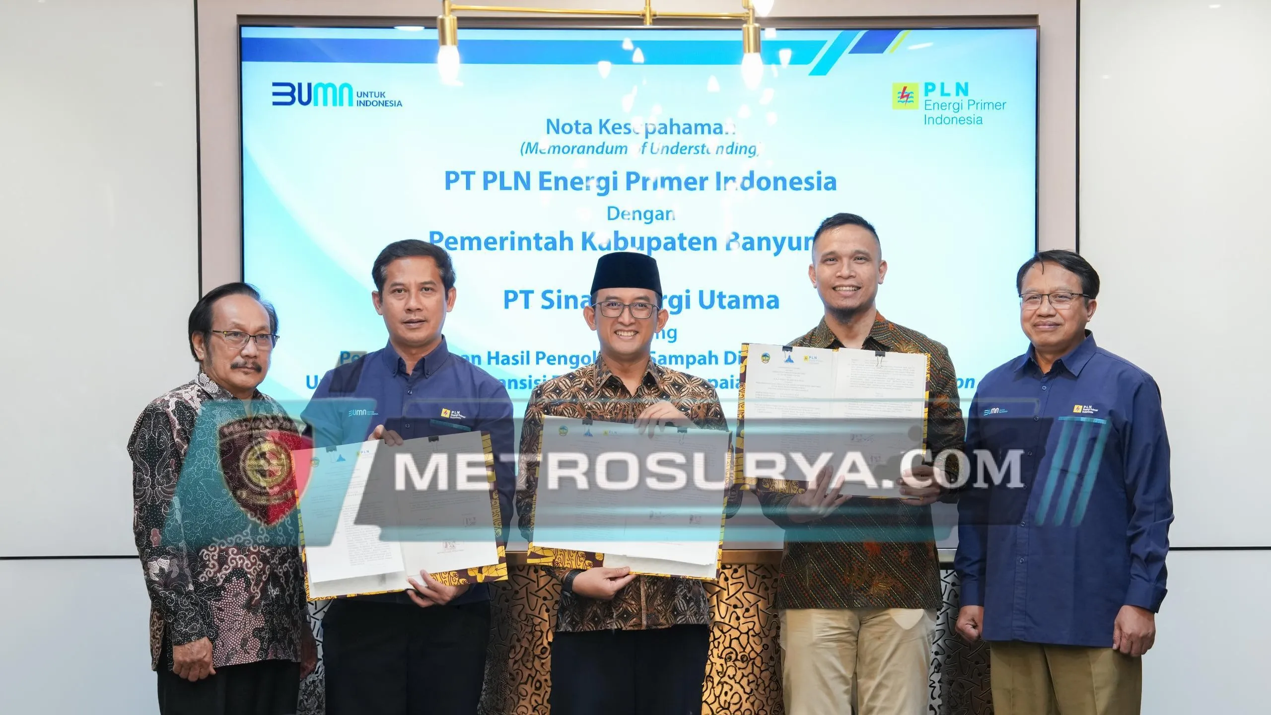 PLN Kolaborasi dengan Pemda Banyumas Manfaatkan Sampah untuk Co-firing PLTU