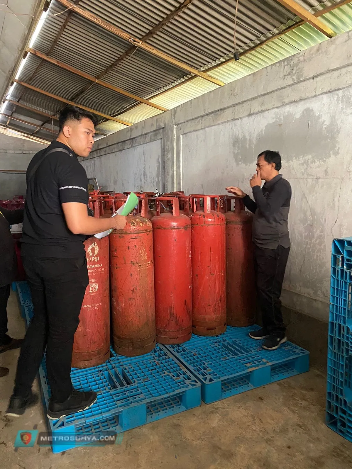Satgas Gakkum Ops Cipkon Berhasil Ungkap Pengoplos Gas Subsidi Di Denpasar