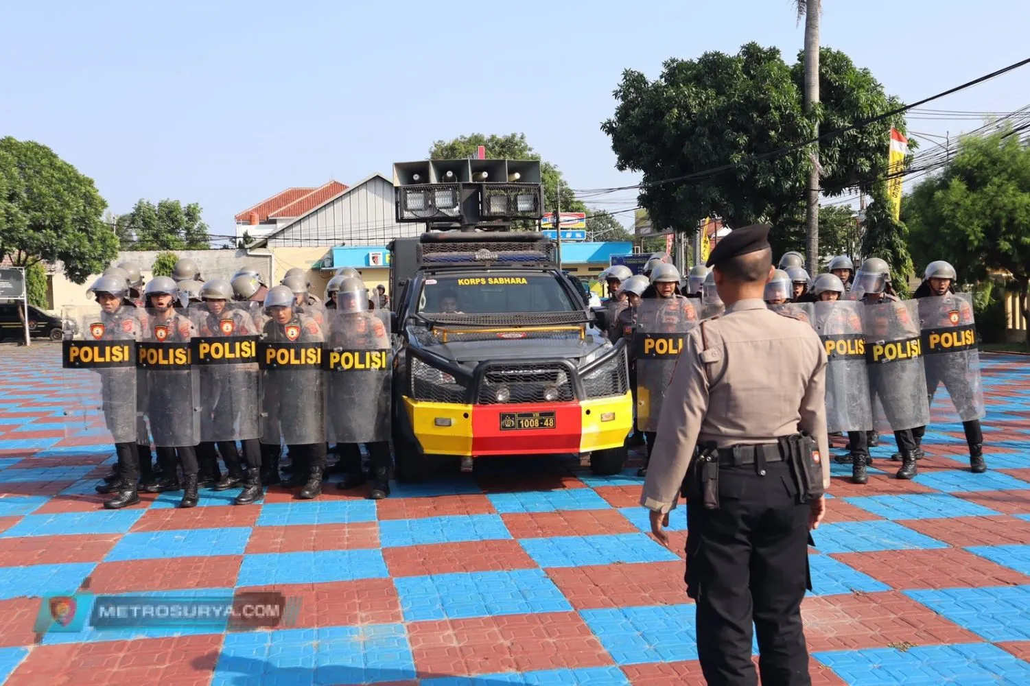 Sat Samapta Polres Majalengka Gelar Latihan Dalmas untuk Persiapan Pengamanan Pilkada 2024