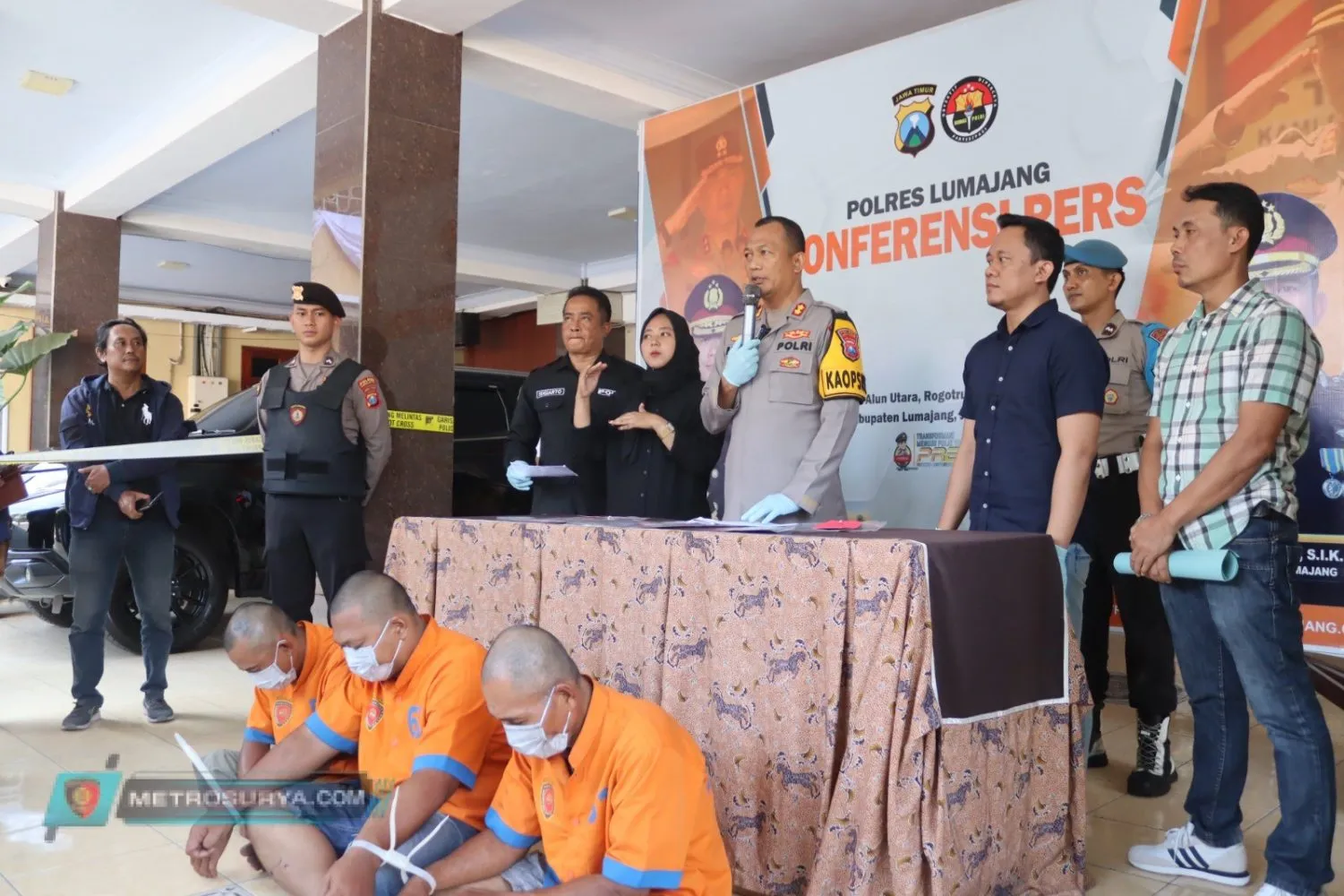 Polisi Berhasil Amankan 3 Tersangka Curanmor Beraksi 4 TKP di Lumajang