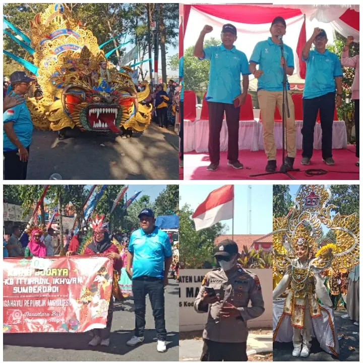 Karnaval Tingkat Paud, Tk,& SD Se Kecamatan Mantup Untuk Menyambut (HUT) Kemerdekaan Yang Ke 79