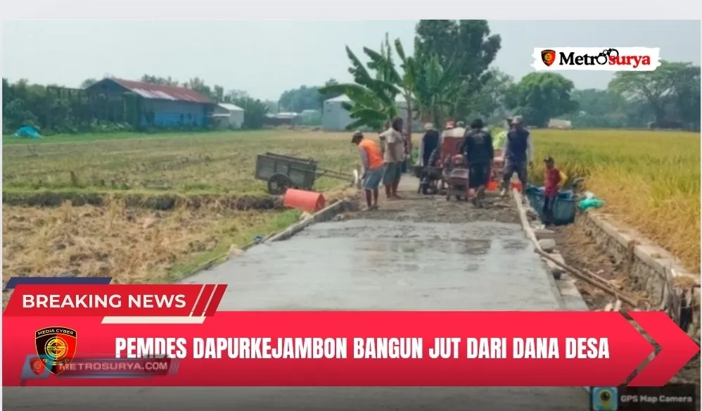 Pemdes Dapurkejambon Bangun JUT dari Dana Desa untuk Permudah Akses Petani