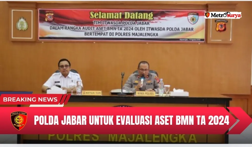 Wakapolres Majalengka Sambut Tim Itwasda Polda Jabar untuk Evaluasi Aset BMN TA 2024