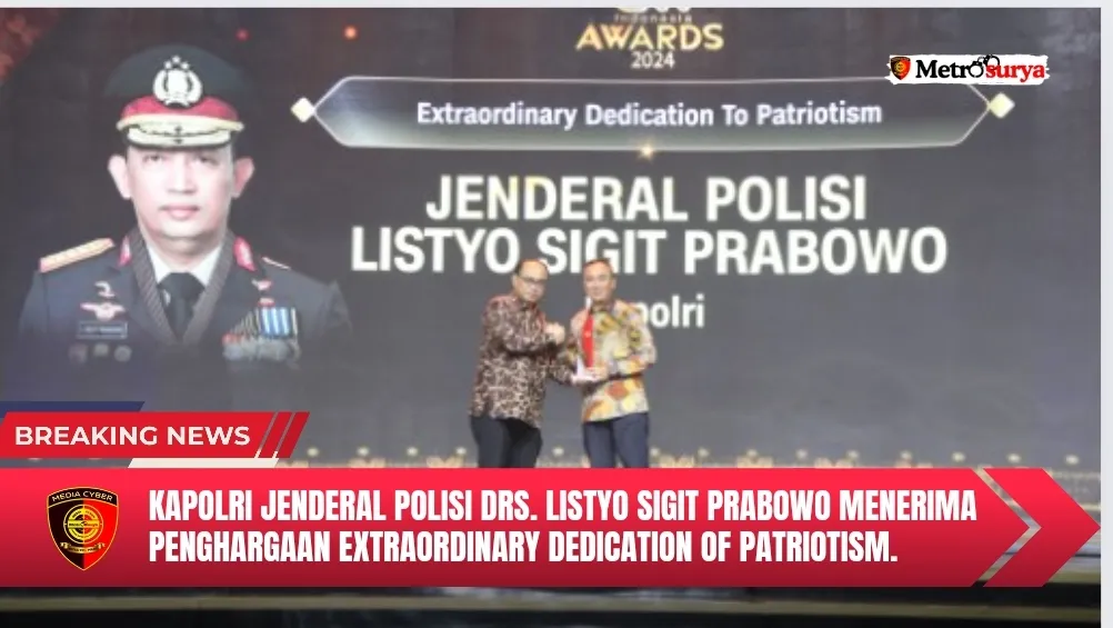 Kapolri Raih Penghargaan Extraordinary Dedication of Patriotism