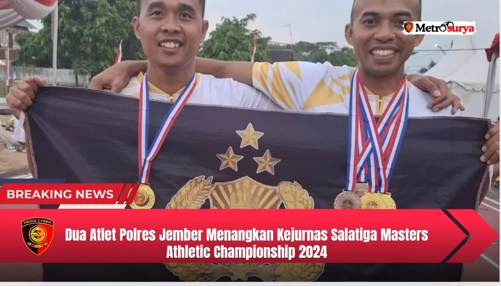 Dua Atlet Polres Jember Menangkan Kejurnas Salatiga Masters Athletic Championship 2024