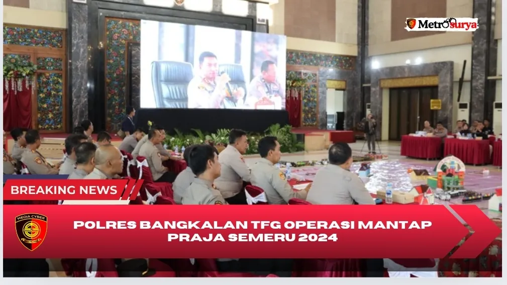 Polres Bangkalan TFG Operasi Mantap Praja Semeru 2024 Siap Kawal Pilkada Serentak