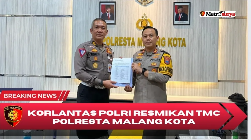 Korlantas Polri Resmikan TMC Polresta Malang Kota: "Langkah Maju dalam Manajemen Lalu Lintas"