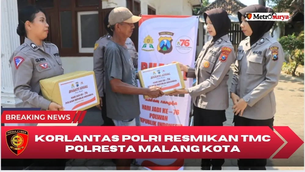 Polres Probolinggo Gelar Bhakti Sosial, Sambut Hari Polwan Ke-76