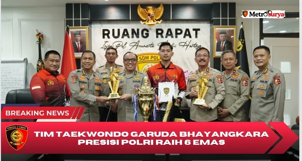 Tim Taekwondo Garuda Bhayangkara Presisi Polri Raih 6 Emas di Thailand Heroes Taekwondo International Championship