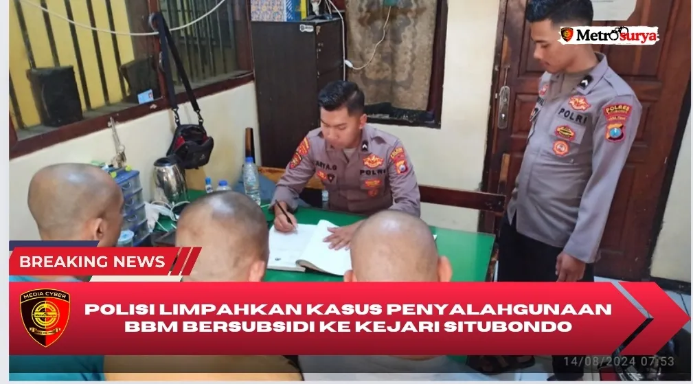 Berkas Dinyatakan Lengkap, Polisi Limpahkan Kasus Penyalahgunaan BBM Bersubsidi ke Kejari Situbondo