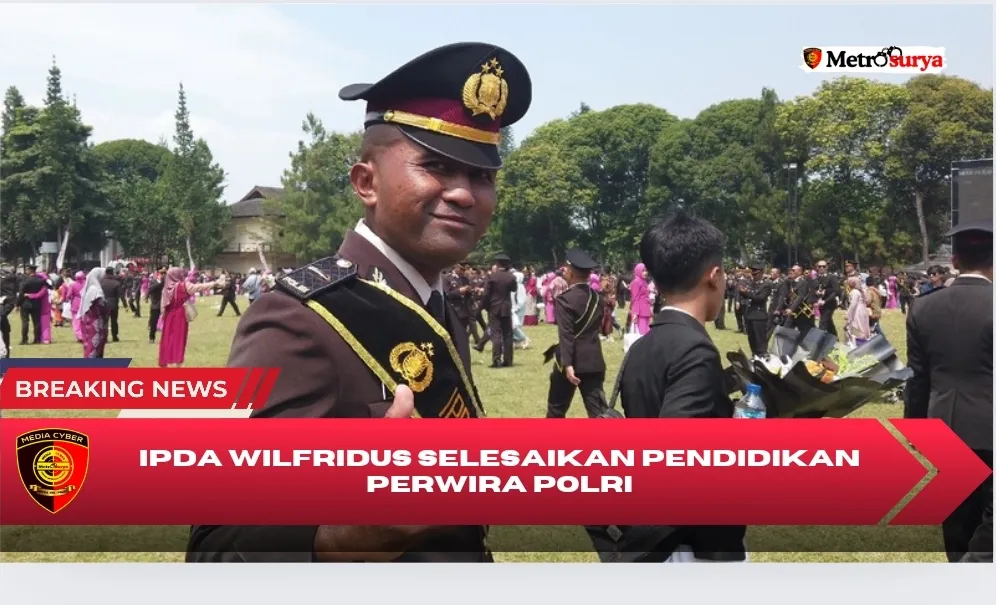 Ipda Wilfridus Selesaikan Pendidikan Perwira Polri