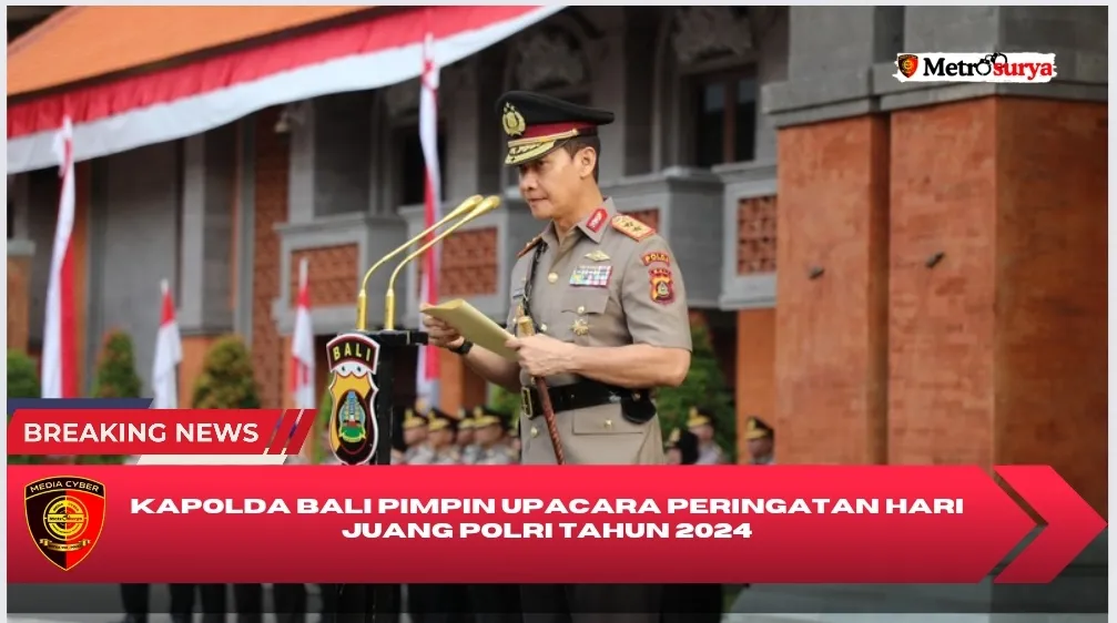 Kapolda Bali Pimpin Upacara Peringatan Hari Juang Polri Tahun 2024