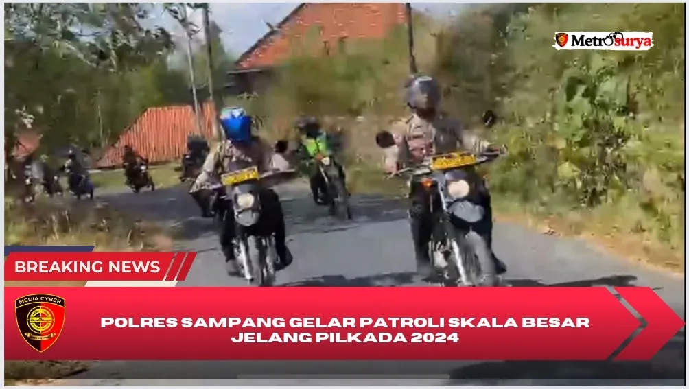 Ciptakan Kamtibmas Kondusif Jelang Pilkada 2024, Polres Sampang Gelar Patroli Skala Besar