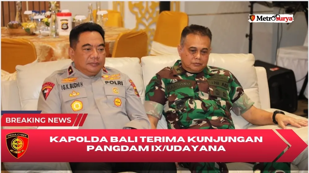Kapolda Bali Terima Kunjungan Pangdam IX/udayana
